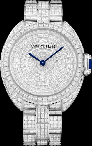 Cartier Clé de Cartier 41 White Gold / Rivière