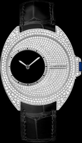 Cartier Clé de Cartier 41 Mysterious Hours Palladium / Diamond