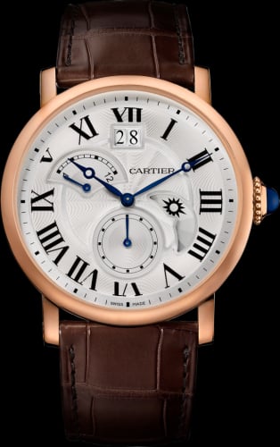 Cartier Rotonde de Cartier Second Time Zone Day / Night Pink Gold / Silver
