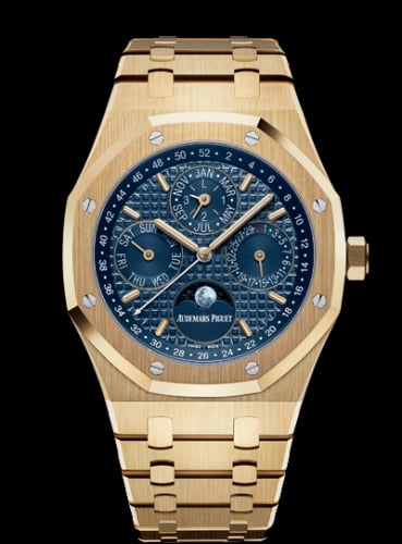 Audemars Piguet Royal Oak Perpetual Calendar 41 Yellow Gold / Blue