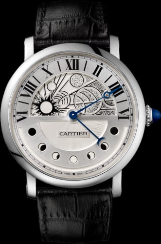 Cartier Rotonde de Cartier 45 Day &amp; Night White Gold / Silver