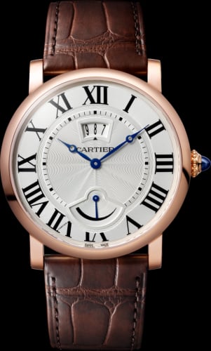 Cartier Rotonde de Cartier Calendar Aperture and Power Reserve Pink Gold / Silver