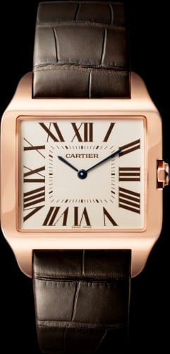 Cartier Santos Dumont 34.6 Pink Gold