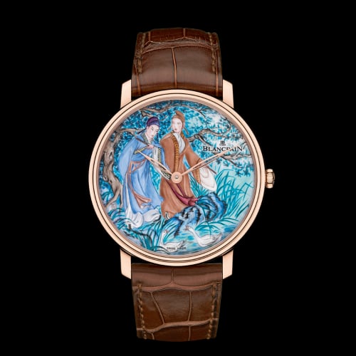 Blancpain Villeret Manuelle Piece Unique Grand Feu Men with Swan