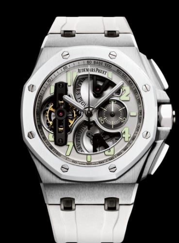 Audemars Piguet Royal Oak OffShore Tourbillon Chronograph White Ceramic