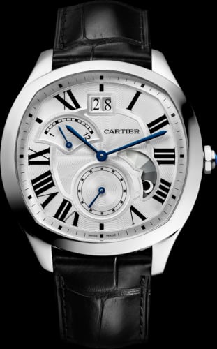 Cartier Drive de Cartier Second Time Zone Day / Night Stainless Steel / Silver