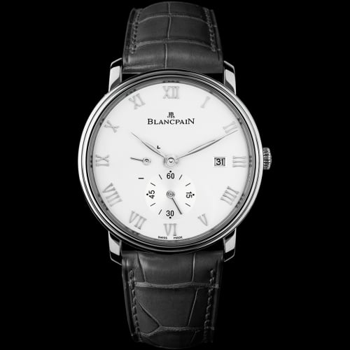 Blancpain Villeret Ultraplate Power Reserve Date Stainless Steel / White