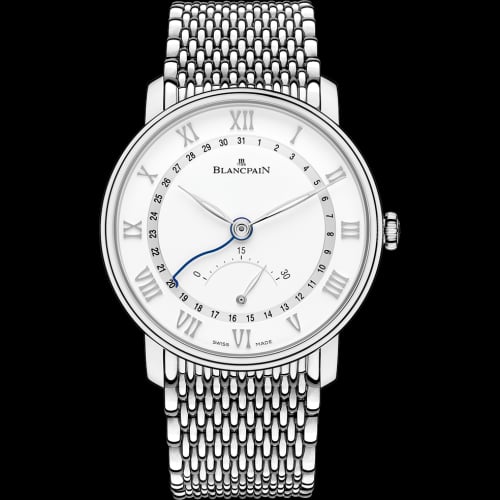 Blancpain Villeret Ultraplate Quantième Seconde Rétrograde Stainless Steel / White / Bracelet