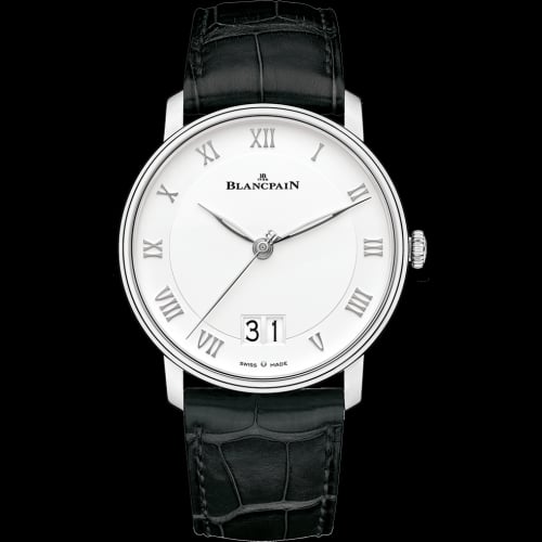 Blancpain Villeret Grande Date Stainless Steel / White