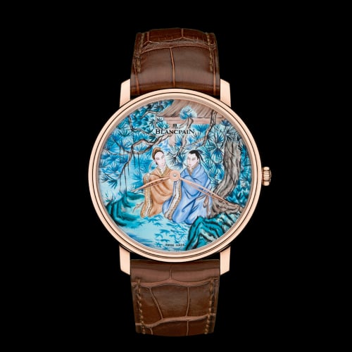 Blancpain Villeret Manuelle Piece Unique Grand Feu Men in Garden