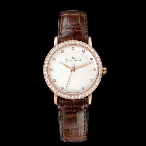 Blancpain Villeret Ultraplate Automatique Ladies Red Gold / Opaline / Diamond