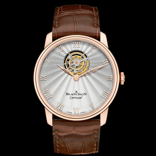Blancpain Villeret Carrousel Volant Une Minute Red Gold