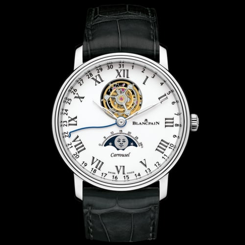 Blancpain Villeret Carrousel Phase de Lune Platinum