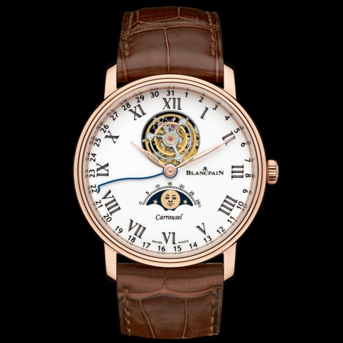 Blancpain Villeret Carrousel Phase de Lune Red Gold