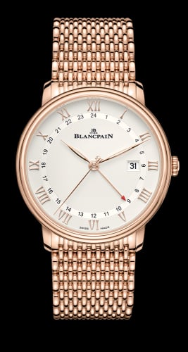 Blancpain Villeret GMT Date Red Gold / Silver / Bracelet