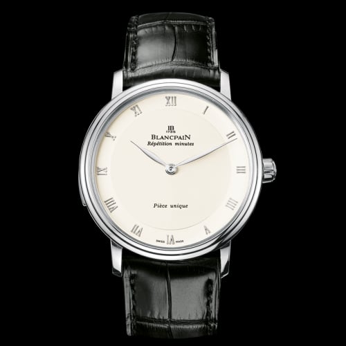 Blancpain Villeret Tourbillon Minute Repeater Automata White Gold / Opaline