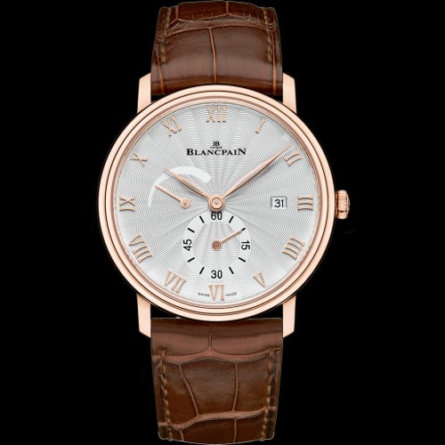 Blancpain Villeret Ultraplate Power Reserve Date Red Gold / Opaline