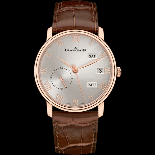 Blancpain Villeret Quantième Annuel GMT Red Gold / Grey