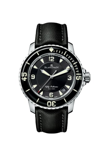 Blancpain Fifty Fathoms Automatique Stainless Steel / Black / Black Canvas