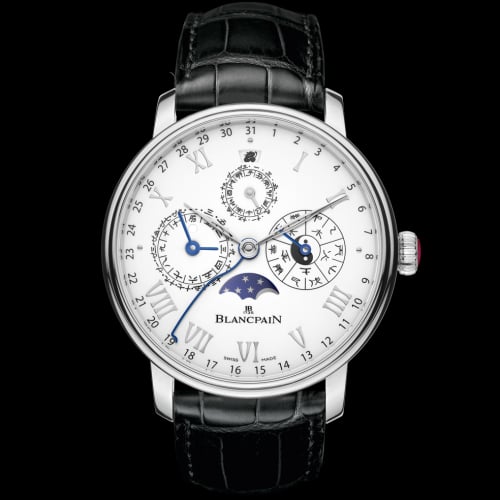 Blancpain Villeret Calendrier Chinois Traditionnel Platinum / White