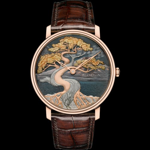 Blancpain Villeret Manuelle Piece Unique Shakudō Pine Tree