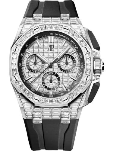 Audemars Piguet Royal Oak Offshore 43 White Gold - Baguette / Baguette