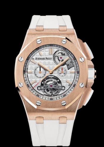 Audemars Piguet Royal Oak Offshore Tourbillon Chronograph Peripheral Red Gold / White