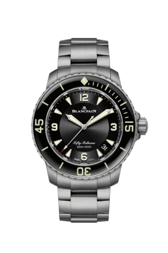 Blancpain Fifty Fathoms Automatique Titanium / Black / Bracelet