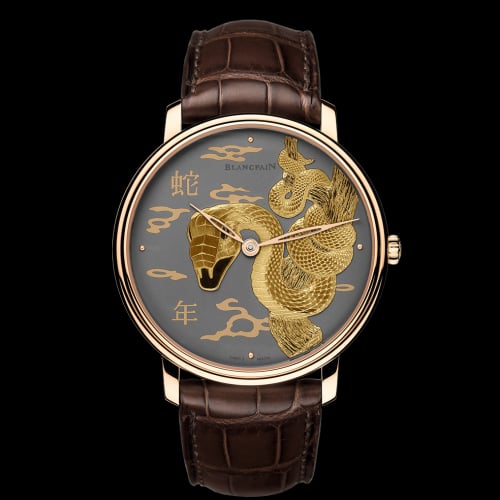 Blancpain Villeret Manuelle Piece Unique Damasquinée Snake