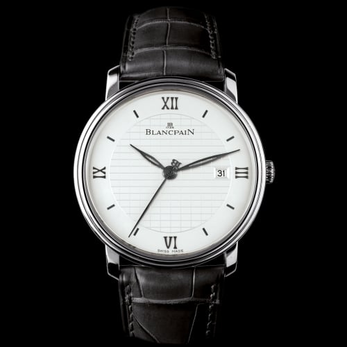 Blancpain Villeret Ultraplate Automatique 40mm Stainless Steel / White Damier