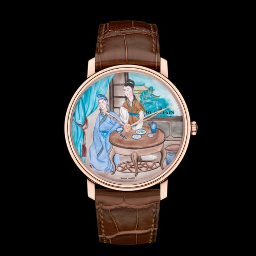 Blancpain Villeret Manuelle Piece Unique Grand Feu Men with Lunch