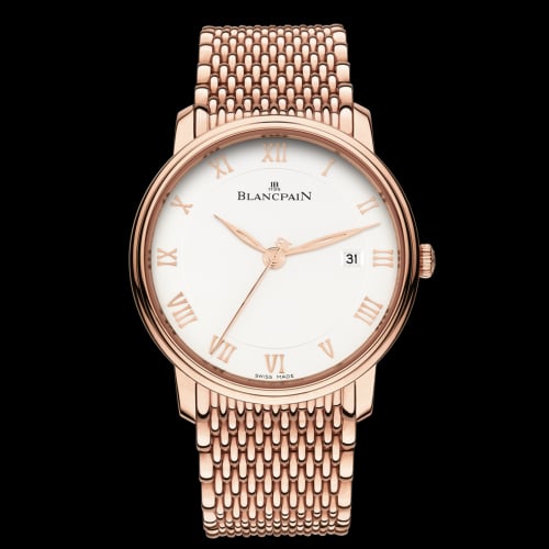 Blancpain Villeret Ultraplate Automatique 40mm Red Gold / Opalin / Bracelet