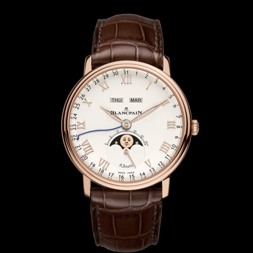 Blancpain Villeret Quantieme Complet 8 Jours Red Gold / White