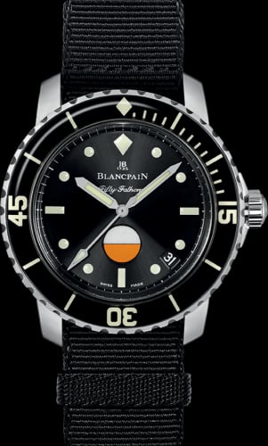 Blancpain Fifty Fathoms MIL-SPEC Stainless Steel / Black / Canvas