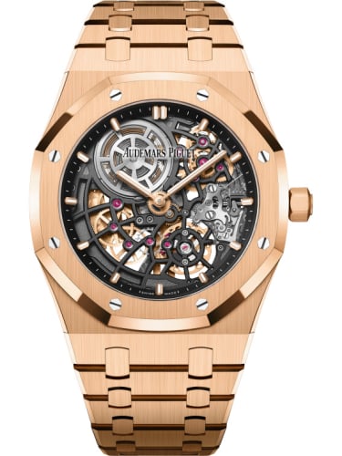 Audemars Piguet Royal Oak Extra-Thin Openworked Pink Gold