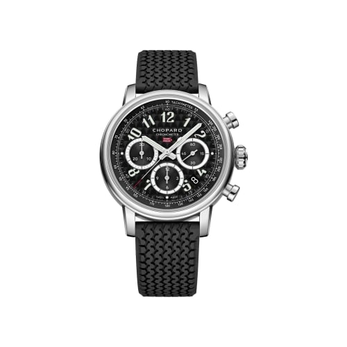 Chopard Mille Miglia Classic Chronograph 40.5 Lucent Steel / Nero Corsa