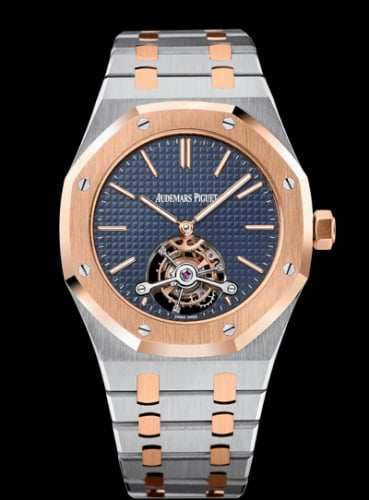 Audemars Piguet Royal Oak Ultra Thin Tourbillon Stainless Steel / Pink Gold / Bucherer