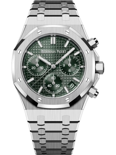 Audemars Piguet Royal Oak Chronograph 41 Stainless Steel / Green