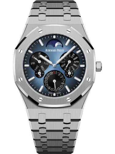 Audemars Piguet Royal Oak Perpetual Calendar Ultra Thin Titanium / Gradient Blue