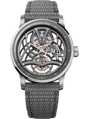 Audemars Piguet CODE 11.59 Tourbillon Openworked White Gold / Pink Gold / Grey
