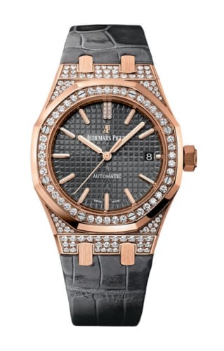 Audemars Piguet Royal Oak 15452 Selfwinding Pink Gold / Slate / Strap