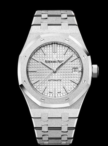 Audemars Piguet Royal Oak 15454 Selfwinding Frosted White Gold / Silver