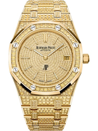 Audemars Piguet Royal Oak Extra-Thin Yellow Gold - Sapphire / Sapphire
