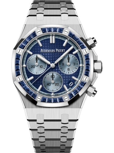 Audemars Piguet Royal Oak Chronograph 41 White Gold - Sapphire / Blue / Japan