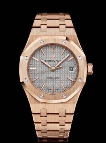 Audemars Piguet Royal Oak 15450 Selfwinding Pink Gold / Grey