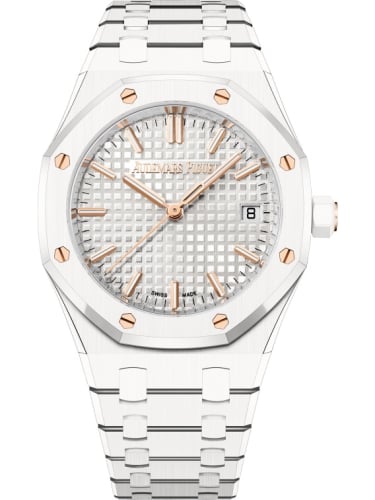 Audemars Piguet Royal Oak Selfwinding 34 White Ceramic / White