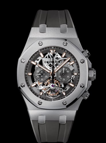 Audemars Piguet Royal Oak 26347 Tourbillon Chronograph Openworked Titanium