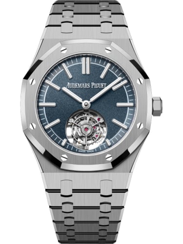 Audemars Piguet Royal Oak Self-Winding Flying Tourbillon Titanium / Blue