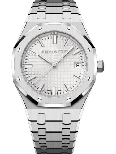 Audemars Piguet Royal Oak Selfwinding 34 Stainless Steel / Silver / Bracelet / 50th Anniversary