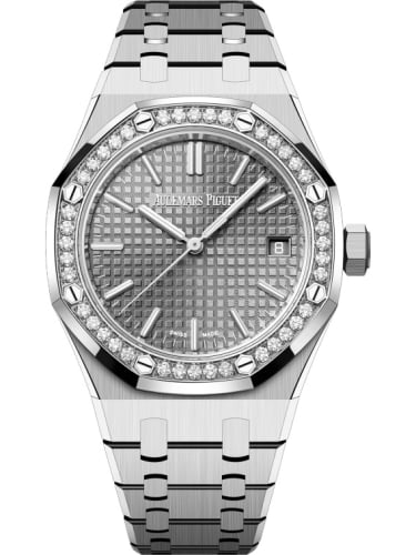 Audemars Piguet Royal Oak Selfwinding 37 Stainless Steel - Diamond / Grey